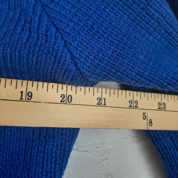 Tudor Court Cobalt Knit Blazer Vintage - Picture 10 of 11